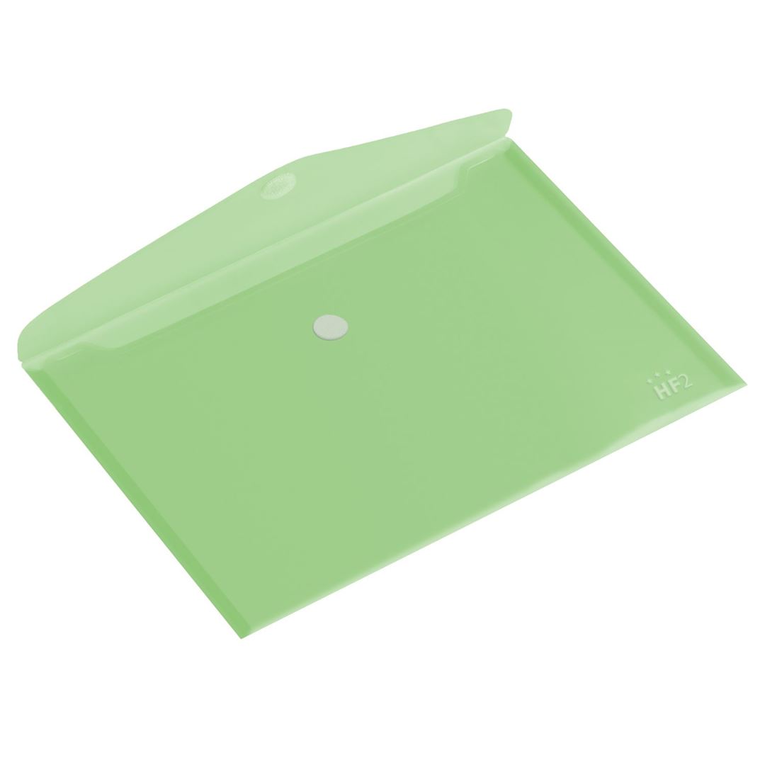 Enveloptas HF2 A4 liggend, transparant groen